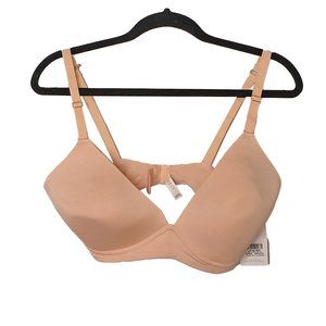 Lively The All-Day Plunge No-Wire Bra - Toasted Almond - Size 36DDD